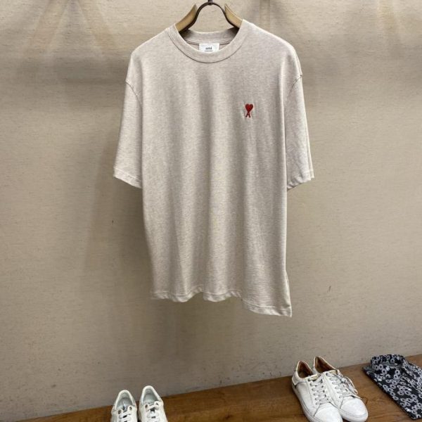 designer,replica,clothing,fake,1:1,lv,luxury,high quality Ami 2024 spring and summer new tee T-shirt counter latest colors