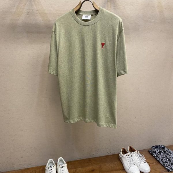 designer,replica,clothing,fake,1:1,lv,luxury,high quality Ami 2024 spring and summer new tee T-shirt counter latest colors