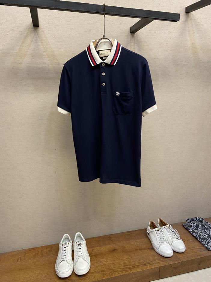 designer,replica,clothing,fake,1:1,lv,luxury,high quality Gucci POLO shirt lapel top versatile half-sleeved high version designer,replica,clothing,fake,1:1,lv,luxury,high quality Gucci POLO shirt lapel top versatile half-sleeved high version