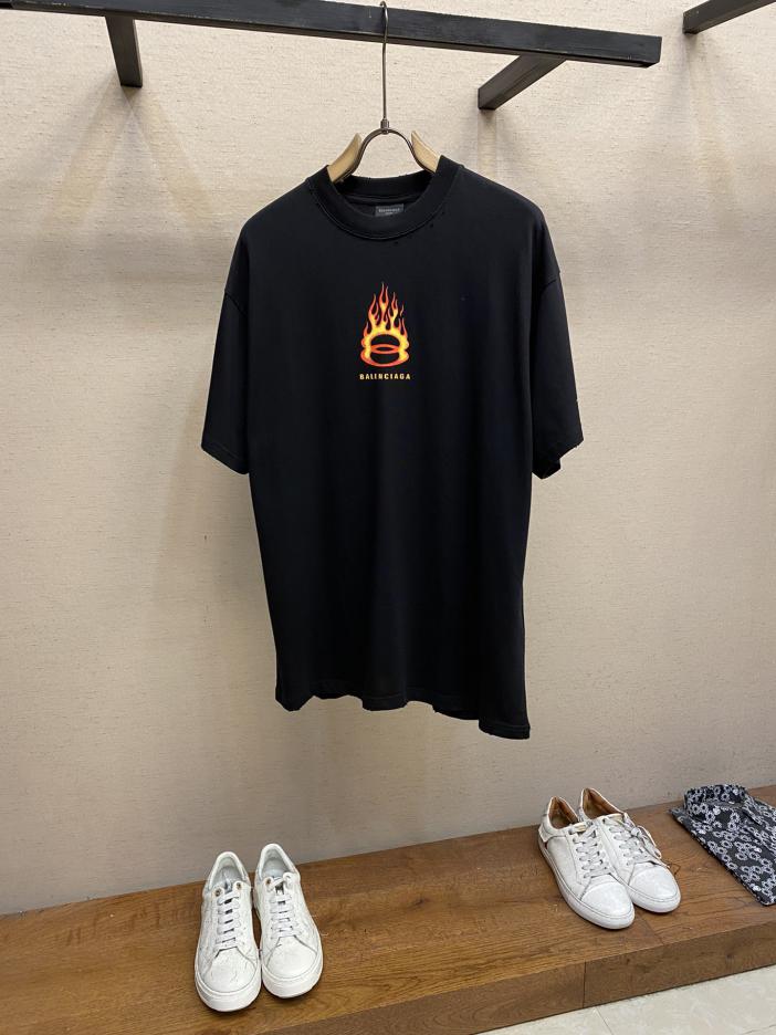 designer,replica,clothing,fake,1:1,lv,luxury,high quality Balenciaga Paris#.2024#Double Ring# Flame direct spray printed washed distressed short-sleeved T-shirt designer,replica,clothing,fake,1:1,lv,luxury,high quality Balenciaga Paris#.2024#Double Ring# Flame direct spray printed washed distressed short-sleeved T-shirt