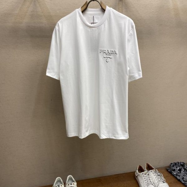 designer,replica,clothing,fake,1:1,lv,luxury,high quality Prada three-dimensional printed T-shirt