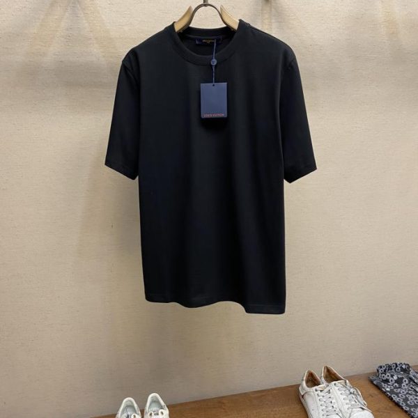 designer,replica,clothing,fake,1:1,lv,luxury,high quality LV presbyopic back water drop offset printed logo short sleeves 24 summer limited new style for men and women