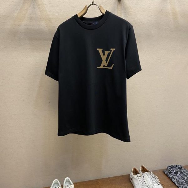 designer,replica,clothing,fake,1:1,lv,luxury,high quality LV2024FW early autumn desert show Fei Dong hits the show half-sleeved printed T-shirt