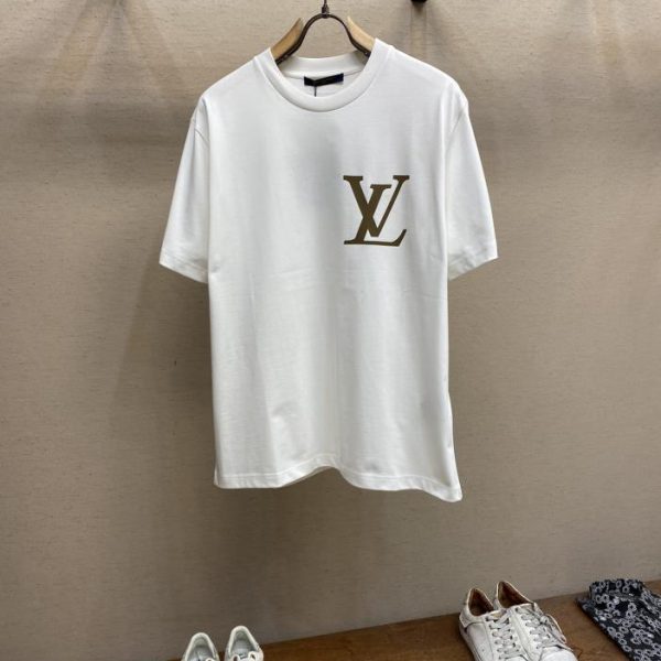 designer,replica,clothing,fake,1:1,lv,luxury,high quality LV2024FW early autumn desert show Fei Dong hits the show half-sleeved printed T-shirt