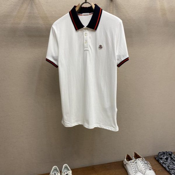 designer,replica,clothing,fake,1:1,lv,luxury,high quality Moncler new logo lapel POLO shirt