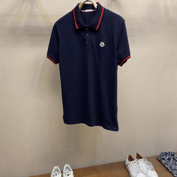 designer,replica,clothing,fake,1:1,lv,luxury,high quality Moncler new logo lapel POLO shirt