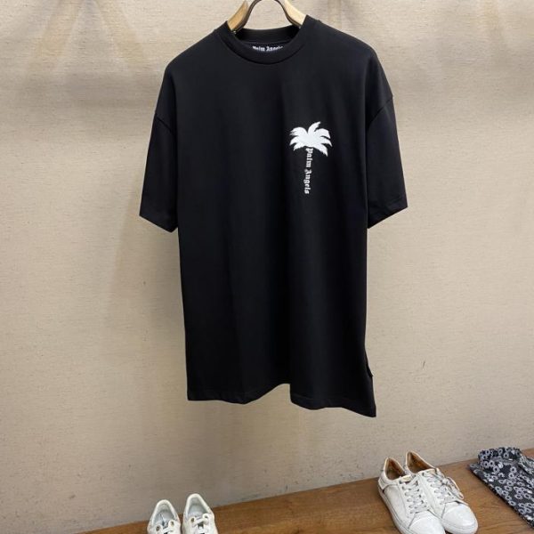 designer,replica,clothing,fake,1:1,lv,luxury,high quality Palm Angels24ss new coconut tree slogan T