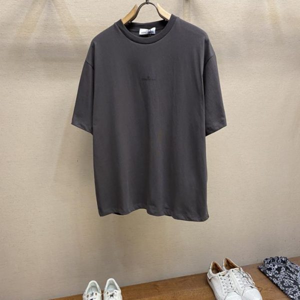 designer,replica,clothing,fake,1:1,lv,luxury,high quality Stone island 23 autumn and winter new products ghost series same color T-shirt