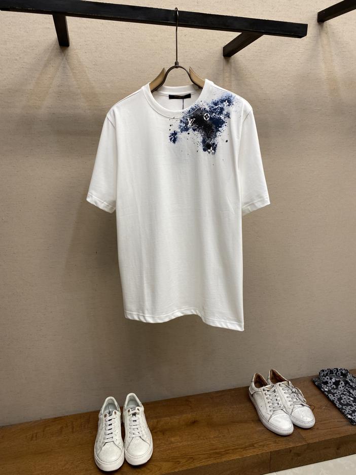 designer,replica,clothing,fake,1:1,lv,luxury,high quality LV24SS New Chest Floating Color Pattern Printed Cotton Casual Short Sleeves designer,replica,clothing,fake,1:1,lv,luxury,high quality LV24SS New Chest Floating Color Pattern Printed Cotton Casual Short Sleeves