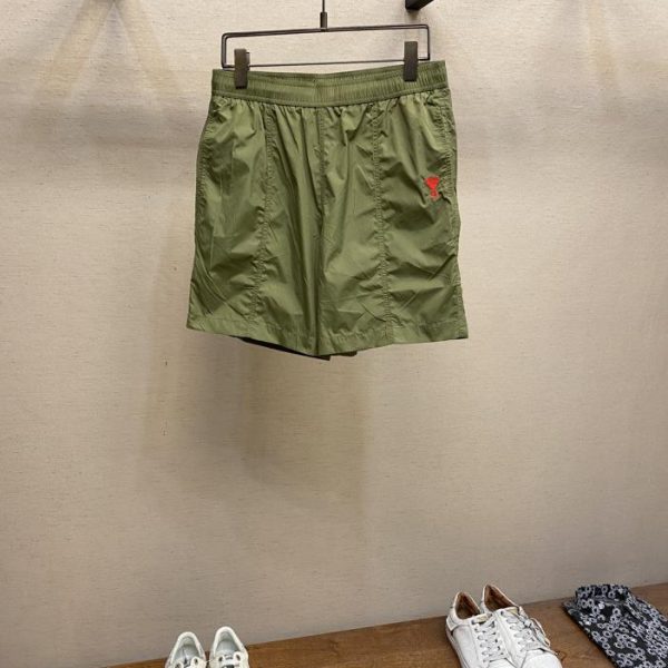 designer,replica,clothing,fake,1:1,lv,luxury,high quality AMI2024 summer essentials for beach travel casual shorts and beach pants