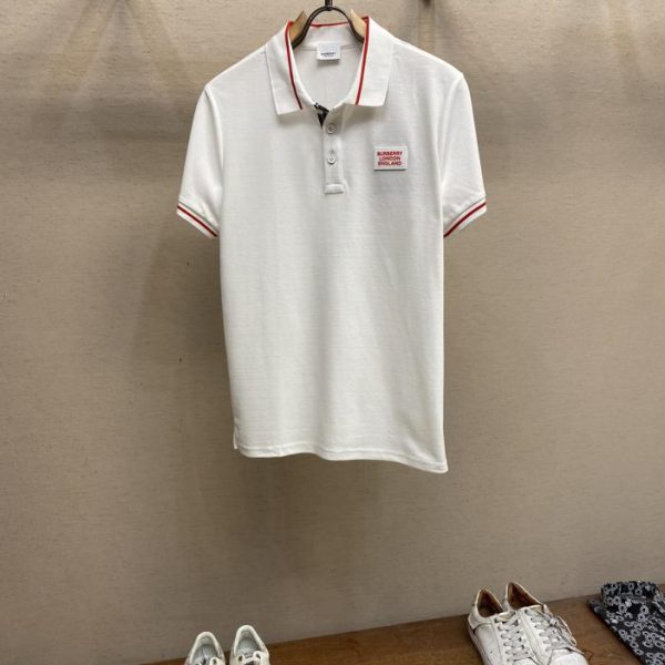 designer,replica,clothing,fake,1:1,lv,luxury,high quality BurberryBUR classic lapel POLO short-sleeved T-shirt