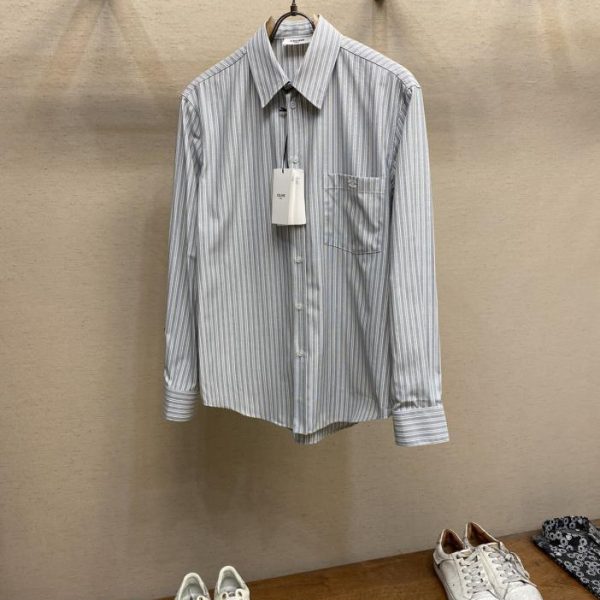 designer,replica,clothing,fake,1:1,lv,luxury,high quality Celine striped shirt