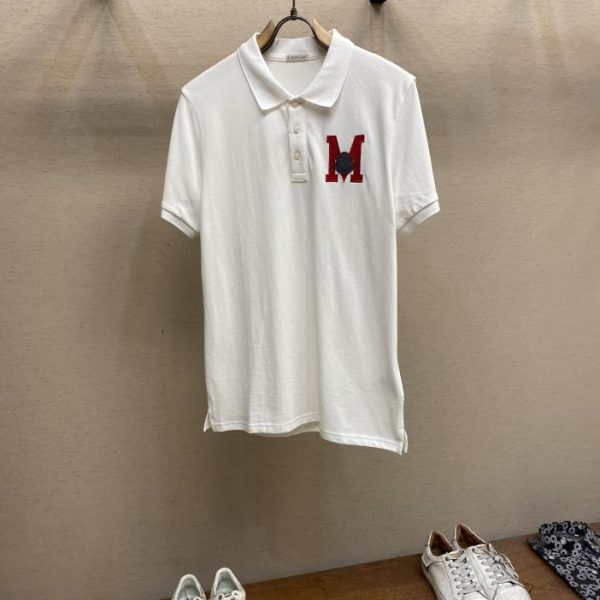 designer,replica,clothing,fake,1:1,lv,luxury,high quality MonclerMon2024 Summer Men’s Light Luxury Fashion M Embroidered Logo Logo PoLo Shirt