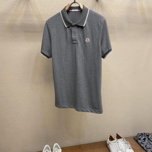 designer,replica,clothing,fake,1:1,lv,luxury,high quality Moncler high-end men’s lapel polo shirt
