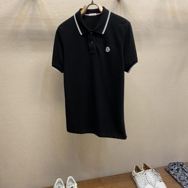 designer,replica,clothing,fake,1:1,lv,luxury,high quality Moncler high-end men’s lapel polo shirt