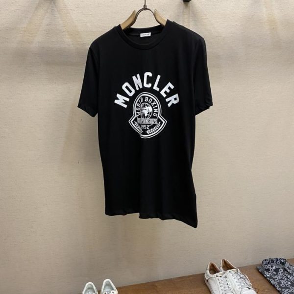 designer,replica,clothing,fake,1:1,lv,luxury,high quality Moncler’s new short-sleeved daily outing with eyes closed, paired with a custom-made pure cotton elastic cotton short-sleeved T-shirt