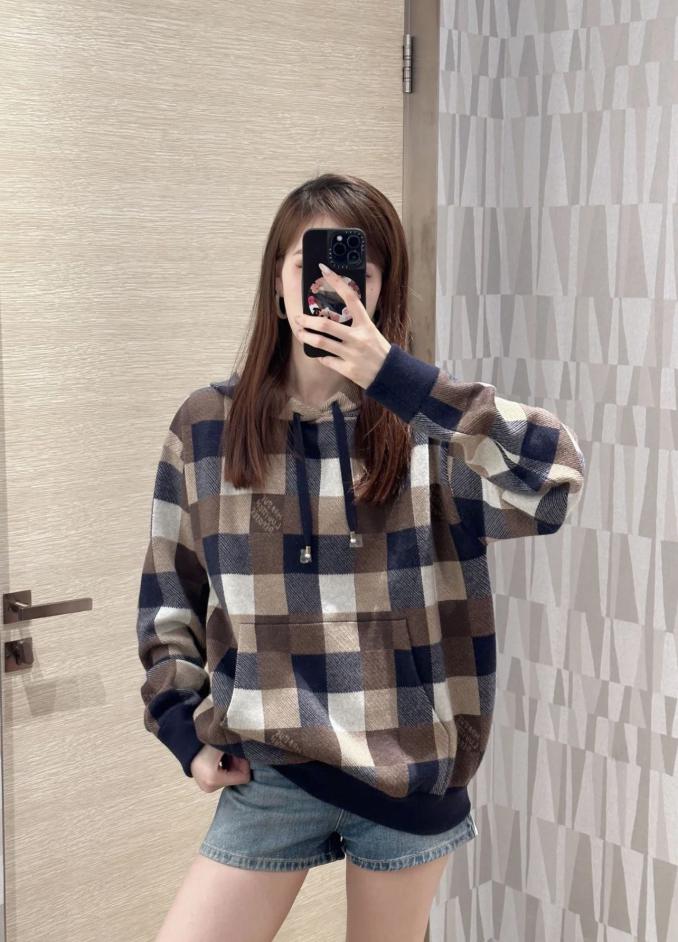 designer,replica,clothing,fake,1:1,lv,luxury,high quality LOUIS VUITTON checkerboard colorblock jacquard knitted hoodie designer,replica,clothing,fake,1:1,lv,luxury,high quality LOUIS VUITTON checkerboard colorblock jacquard knitted hoodie
