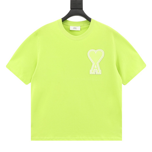 designer,replica,clothing,fake,1:1,lv,luxury,high quality Ami∕Love Big Love Towel Embroidered Short Sleeve (26F3)