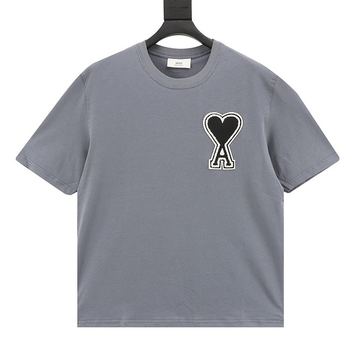 designer,replica,clothing,fake,1:1,lv,luxury,high quality Ami∕Love Big Love Towel Embroidered Short Sleeve (A868)