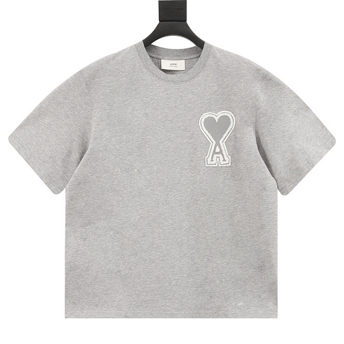 designer,replica,clothing,fake,1:1,lv,luxury,high quality Ami∕Love Big Love Towel Embroidered Short Sleeve (ABB2)