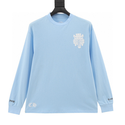 designer,replica,clothing,fake,1:1,lv,luxury,high quality Chrome Hearts Miami Limited Sword Long Sleeve T-shirt (EFE9)