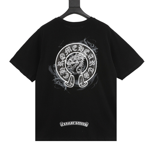 designer,replica,clothing,fake,1:1,lv,luxury,high quality Chrome Hearts Year of the Dragon limited print short-sleeve (34B7)