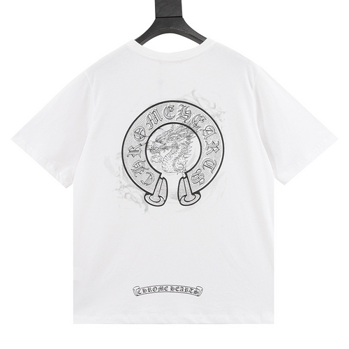 designer,replica,clothing,fake,1:1,lv,luxury,high quality Chrome Hearts Year of the Dragon Limited Print Short Sleeves (7A00)