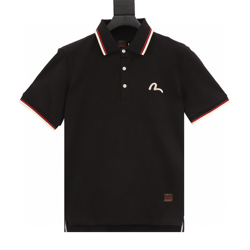 designer,replica,clothing,fake,1:1,lv,luxury,high quality Evisu 24ss little seagull embroidered POLO shirt (7BBF)