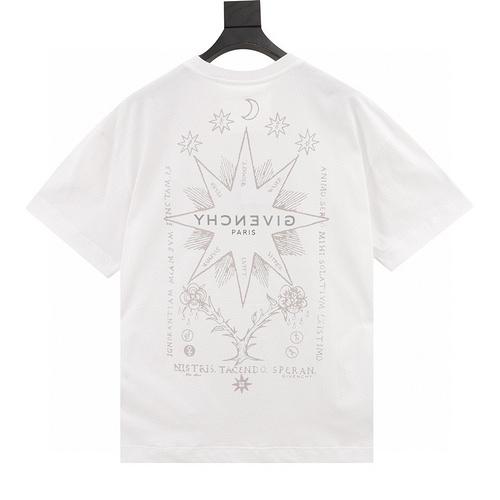 designer,replica,clothing,fake,1:1,lv,luxury,high quality Givenchy six-pointed star print short-sleeve (F565)