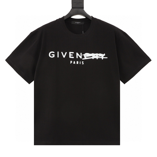designer,replica,clothing,fake,1:1,lv,luxury,high quality Givenchy 24SS Altered Letters Short Sleeve T-shirt(A02C)
