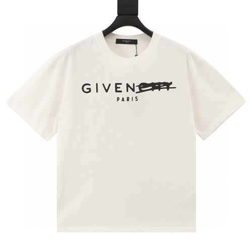 designer,replica,clothing,fake,1:1,lv,luxury,high quality Givenchy 24SS Altered Letters Short Sleeve T-shirt (AC1C)