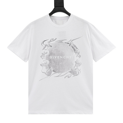 designer,replica,clothing,fake,1:1,lv,luxury,high quality Givenchy 24 new Ring logo dragon fruit print short-sleeved T-shirt (06FF)