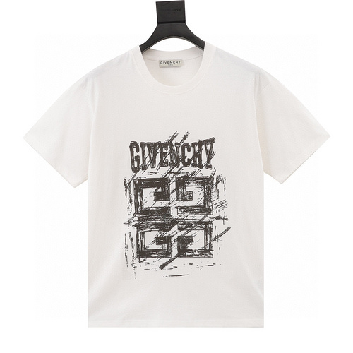 designer,replica,clothing,fake,1:1,lv,luxury,high quality Givenchy sketch line short sleeves (7113)