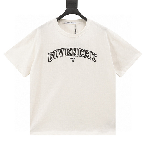 designer,replica,clothing,fake,1:1,lv,luxury,high quality Givenchy hollow letter embroidered short sleeves (19CE)