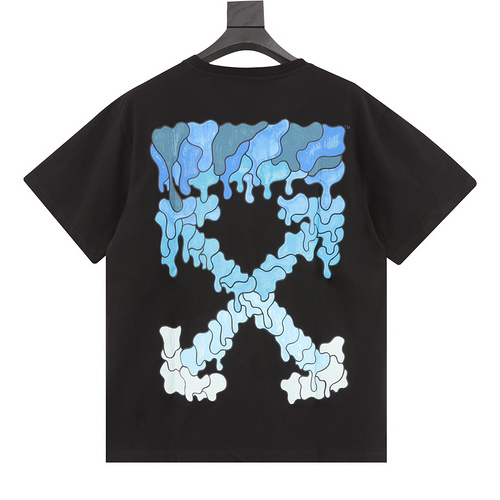 designer,replica,clothing,fake,1:1,lv,luxury,high quality OFF WHITE CO VIRGIL dissolved gradient arrow short sleeves (9447)