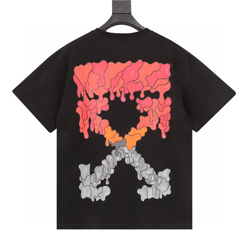 designer,replica,clothing,fake,1:1,lv,luxury,high quality OFF WHITE CO VIRGIL dissolved gradient arrow short sleeves (9A1B)