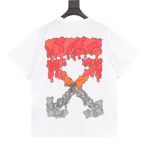 designer,replica,clothing,fake,1:1,lv,luxury,high quality OFF WHITE CO VIRGIL dissolved gradient arrow short sleeves (D70F)