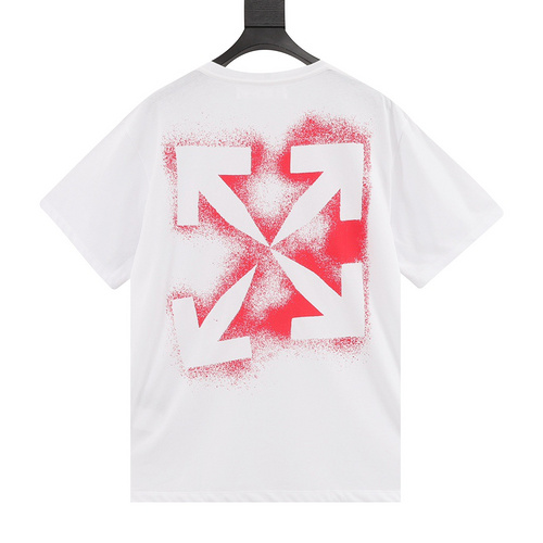 designer,replica,clothing,fake,1:1,lv,luxury,high quality OFF WHITE C∕O VIRGIL Rendered Arrow Print Short Sleeve T-shirt(6292)