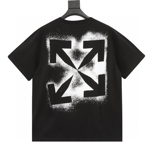 designer,replica,clothing,fake,1:1,lv,luxury,high quality OFF WHITE Inkjet Arrow Short Sleeves (E4C7)