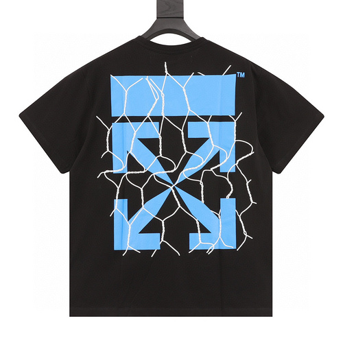 designer,replica,clothing,fake,1:1,lv,luxury,high quality OFF WHITE Lightning Arrow T-shirt(0B69)