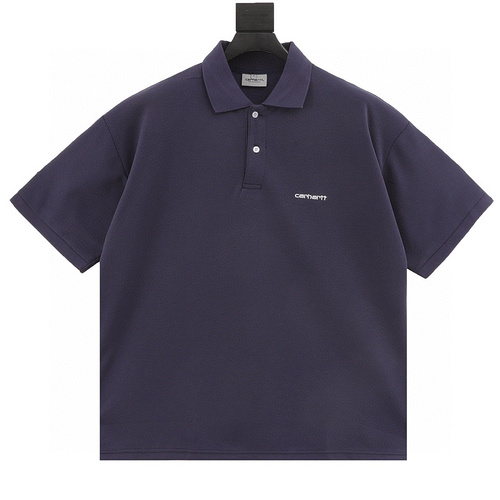 designer,replica,clothing,fake,1:1,lv,luxury,high quality Carhartt chest embroidered short-sleeved polo shirt (8A1B)
