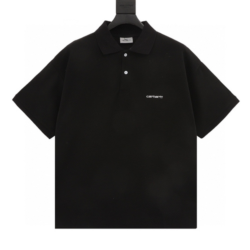 designer,replica,clothing,fake,1:1,lv,luxury,high quality Carhartt chest embroidered short-sleeved polo shirt (9828)