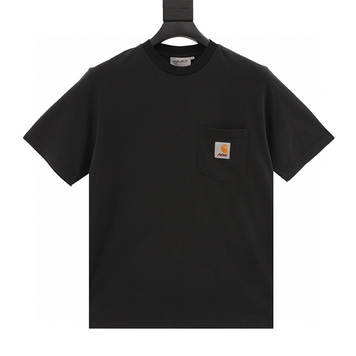 designer,replica,clothing,fake,1:1,lv,luxury,high quality Palace x Carhartt Wip new joint series printed logo short-sleeved T-shirt (07C3)