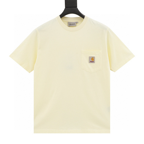 designer,replica,clothing,fake,1:1,lv,luxury,high quality Palace x Carhartt Wip new joint series printed logo short-sleeved T-shirt (FD8C)