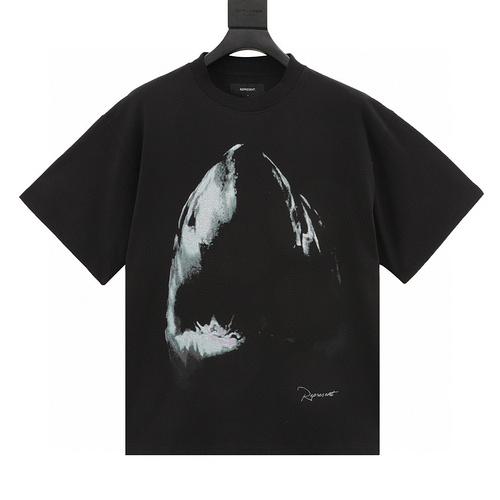 designer,replica,clothing,fake,1:1,lv,luxury,high quality Represent Great White Shark Short Sleeve T-Shirt (7C1C)