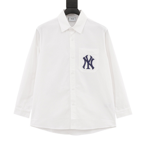 designer,replica,clothing,fake,1:1,lv,luxury,high quality MLВ Back Logo Long Sleeve Shirt (DDCE)