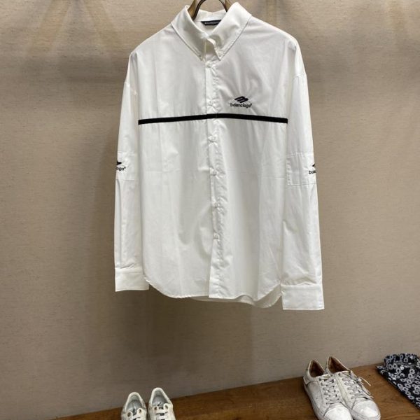 designer,replica,clothing,fake,1:1,lv,luxury,high quality Balenciaga fashionable simple long-sleeved shirt