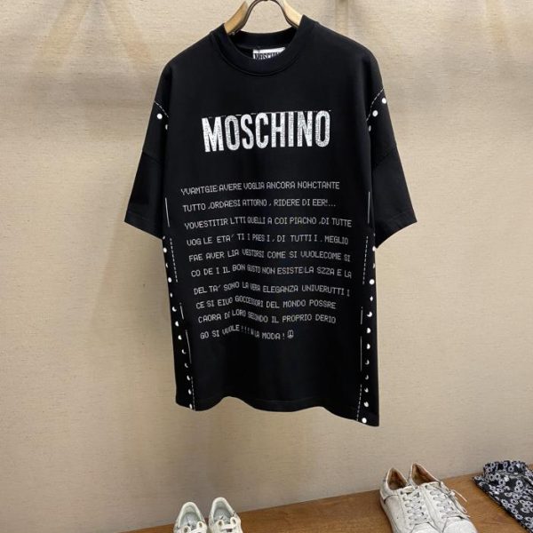 designer,replica,clothing,fake,1:1,lv,luxury,high quality Moschino half-sleeve T-shirt