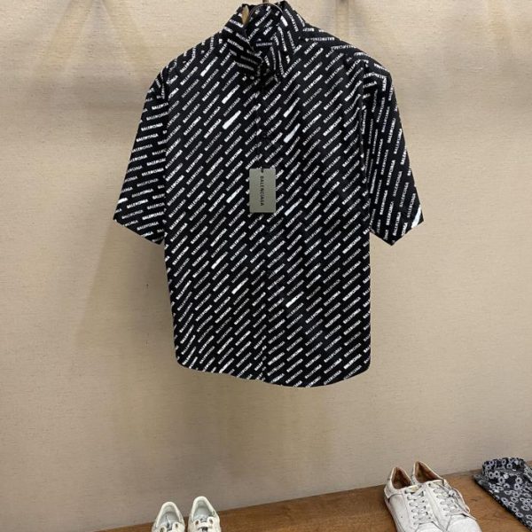 designer,replica,clothing,fake,1:1,lv,luxury,high quality Balenciaga short-sleeved shirt