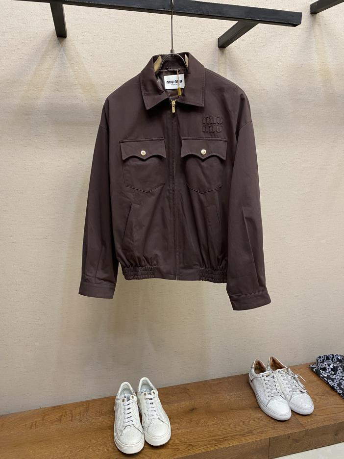 designer,replica,clothing,fake,1:1,lv,luxury,high quality Miu miu 24FW cocoa brown jacket designer,replica,clothing,fake,1:1,lv,luxury,high quality Miu miu 24FW cocoa brown jacket